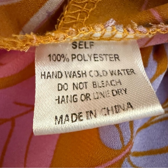 Floral Print Jumpsuit in Orange and Pink - Picture 5 of 5